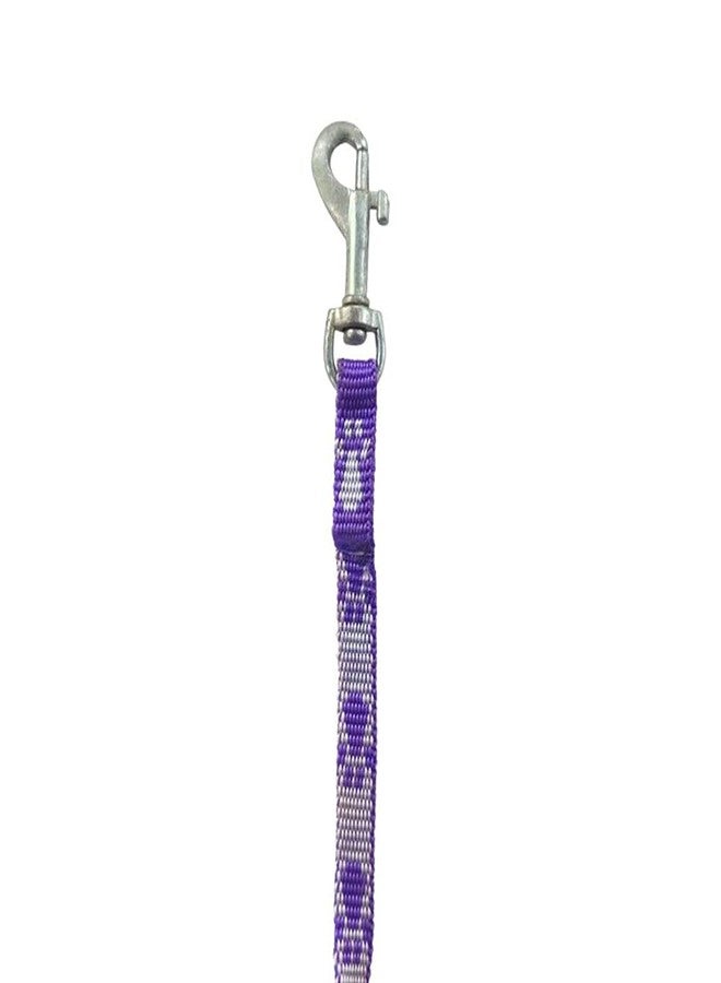 DIY Crafts DIY DIYC-13747 Crafts Nylon Dog Leash Pet Belt Dno# 3 (Pack of 5 Pcs, Purple and White) - Image 2
